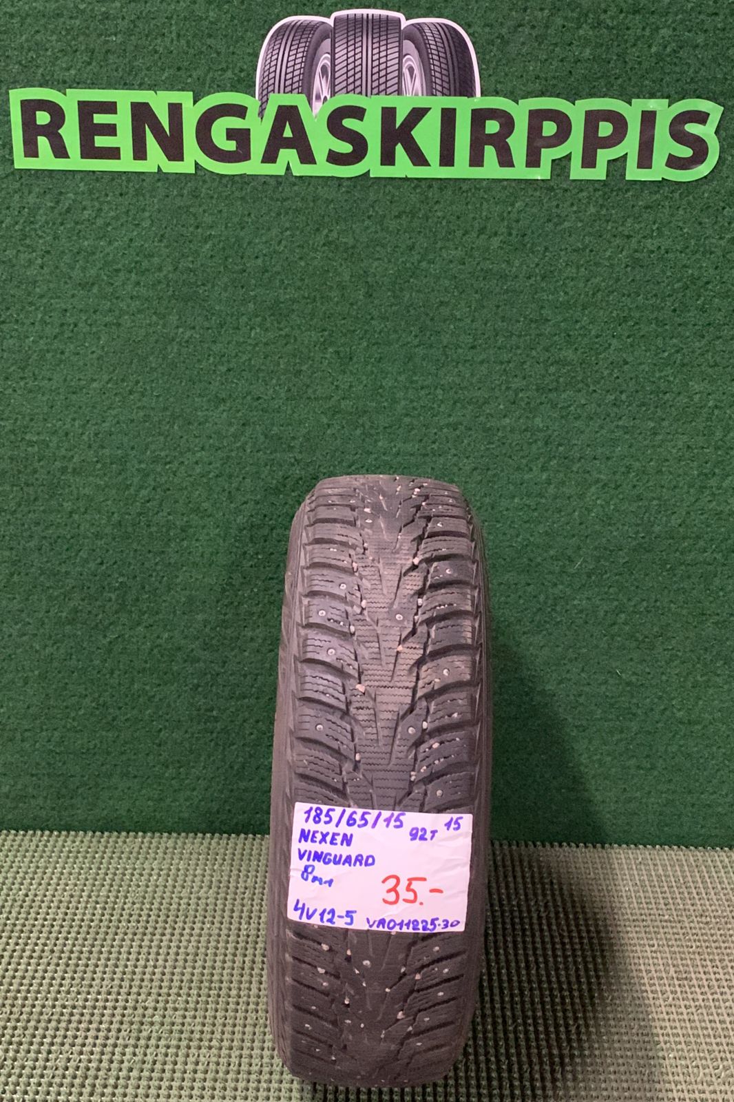 185/65R15 Nexen Winguard 92T nasta 8mm / 4V12-5