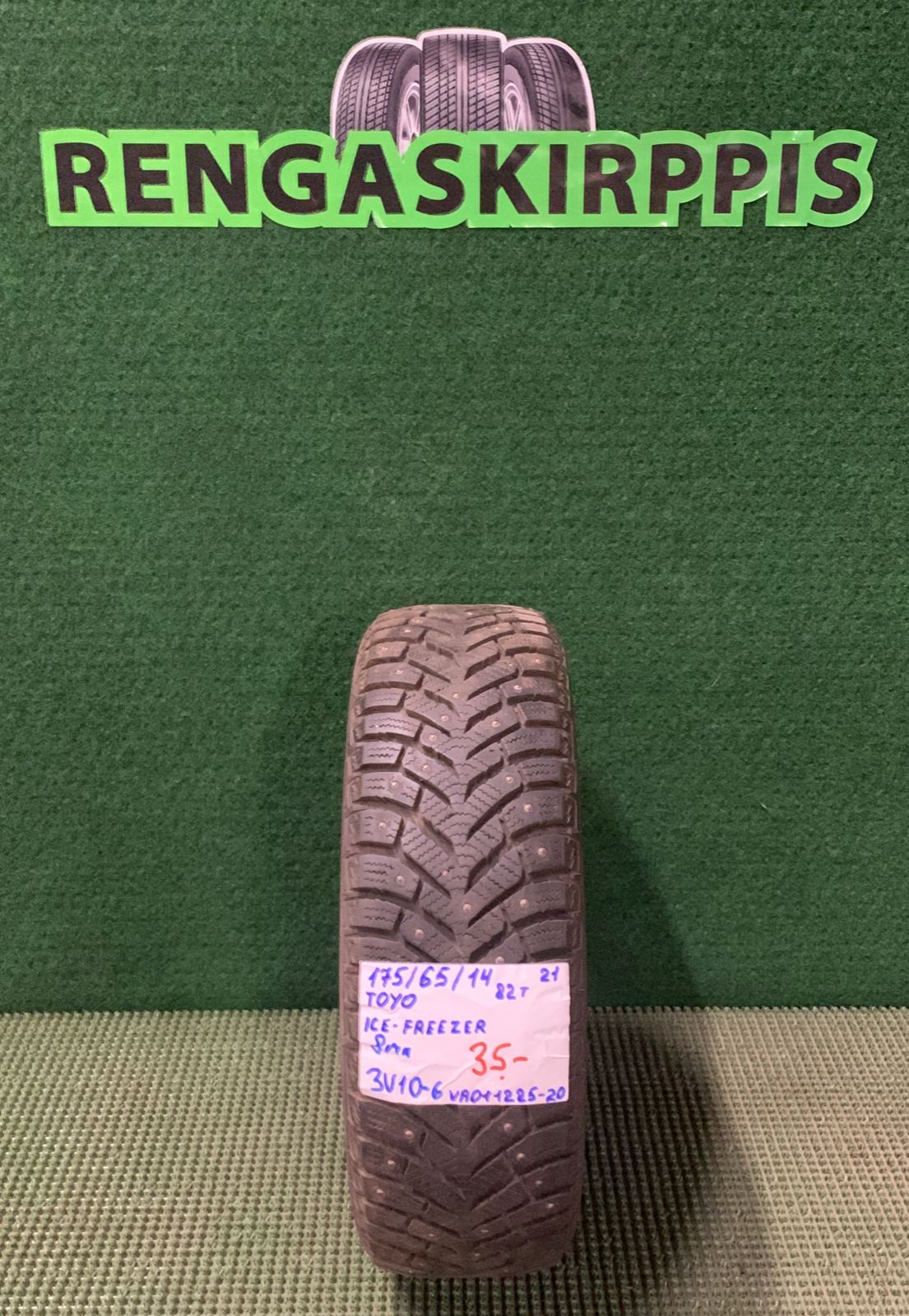 175/65R14 Toyo Ice Freezer 82T nasta 8mm / 3V10-6