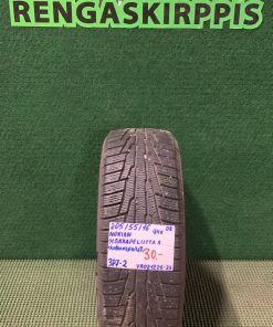 205/55R16 Nokian HKPL R 94R kitka uudenveroiset / 3P7-2