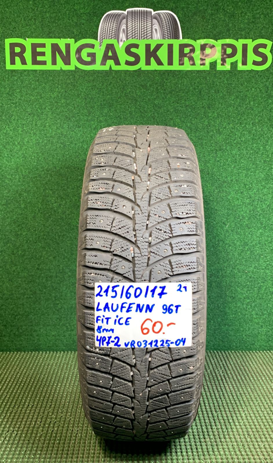 215/60R17 Laufenn Fit Ice 96T nasta 8mm / 4P7-2