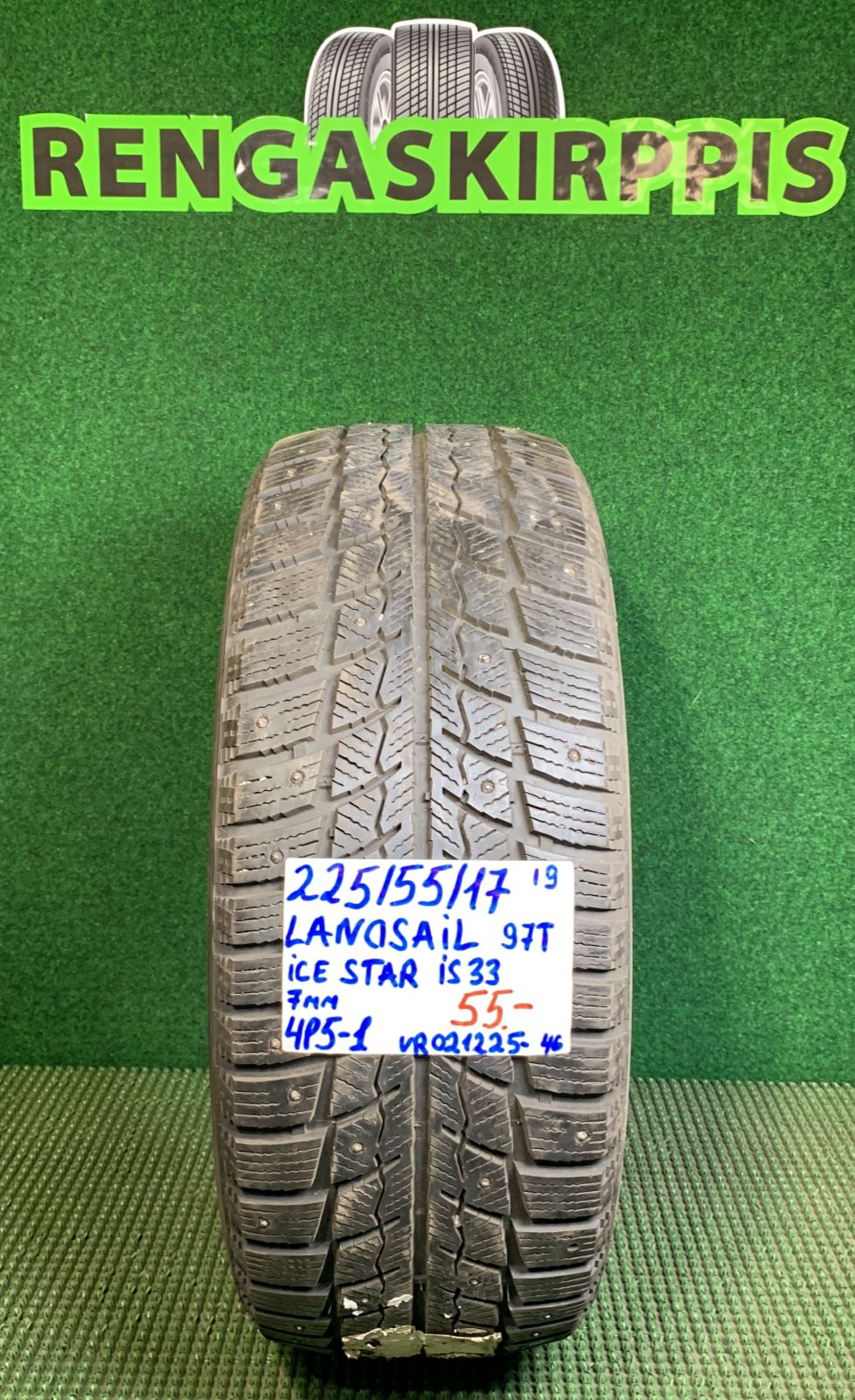 225/55R17 Landsail Ice Star IS33 97T nasta 7mm / 4P5-1