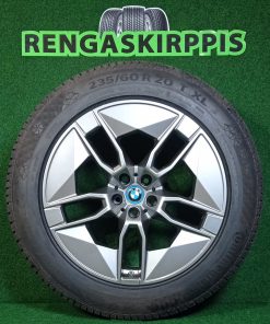 20" 5x112 ET28 KR66,6 L8,5" Oem uudenveroiset vanteet + 4kpl 235/60R20 Continental VikingContact 7 108T kitka 7mm + Anturit OEM