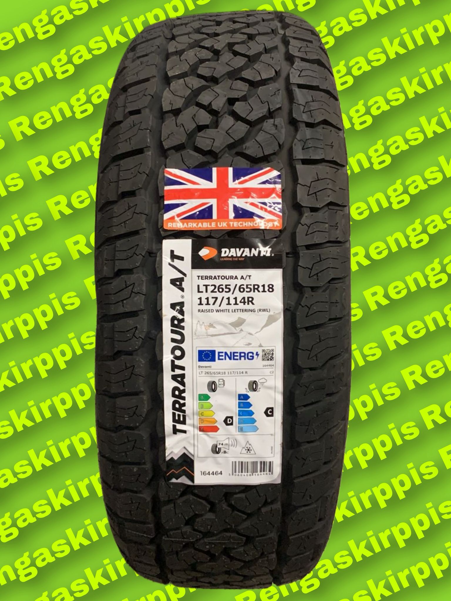 265/65R18 Davanti Terratoura A/T 117/114R D,C dB74 /kesä