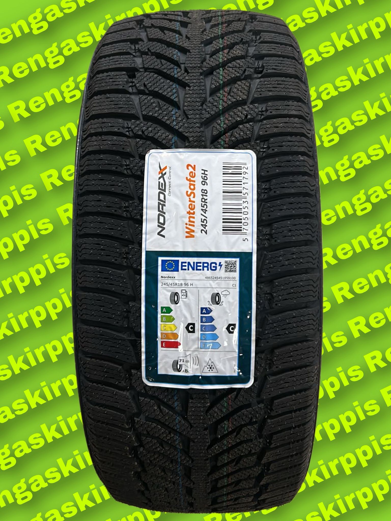 245/45R18 Nordexx WinterSafe 2 96H C,C 71dB /kitka