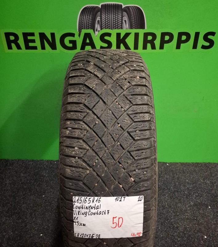 215/65R16 Continental VikingContact 7 102T kitka 4,5mm / 4V42 ...