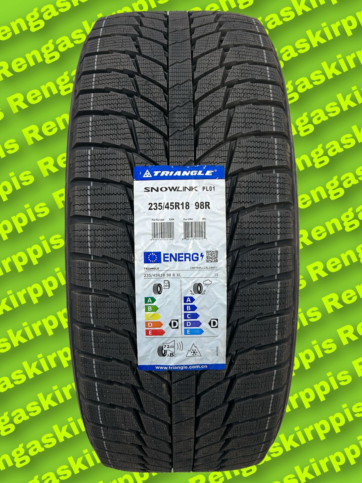 235/45R18 Triangle SnowLink PL01 98R XL D,D 72dB /kitka