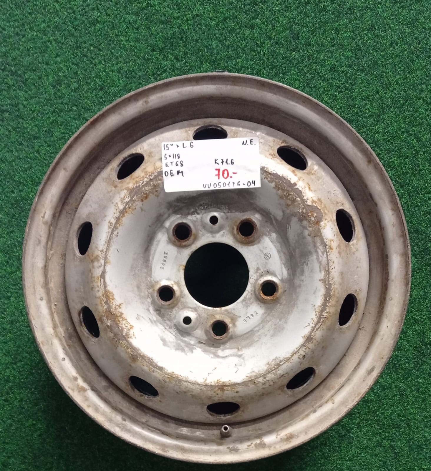 15" 5x118 ET68 KR71,6 L6" Oem